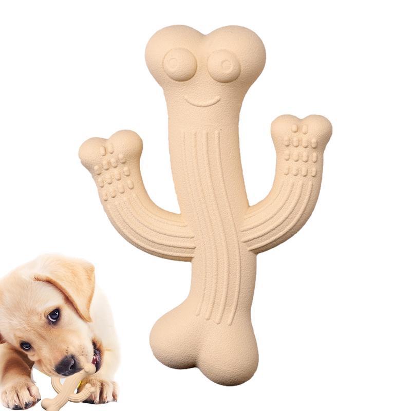 Everyday Pet Mart Cactus Dog Chew Toy – Bamboo Fiber and Rubber Toy for Dogs