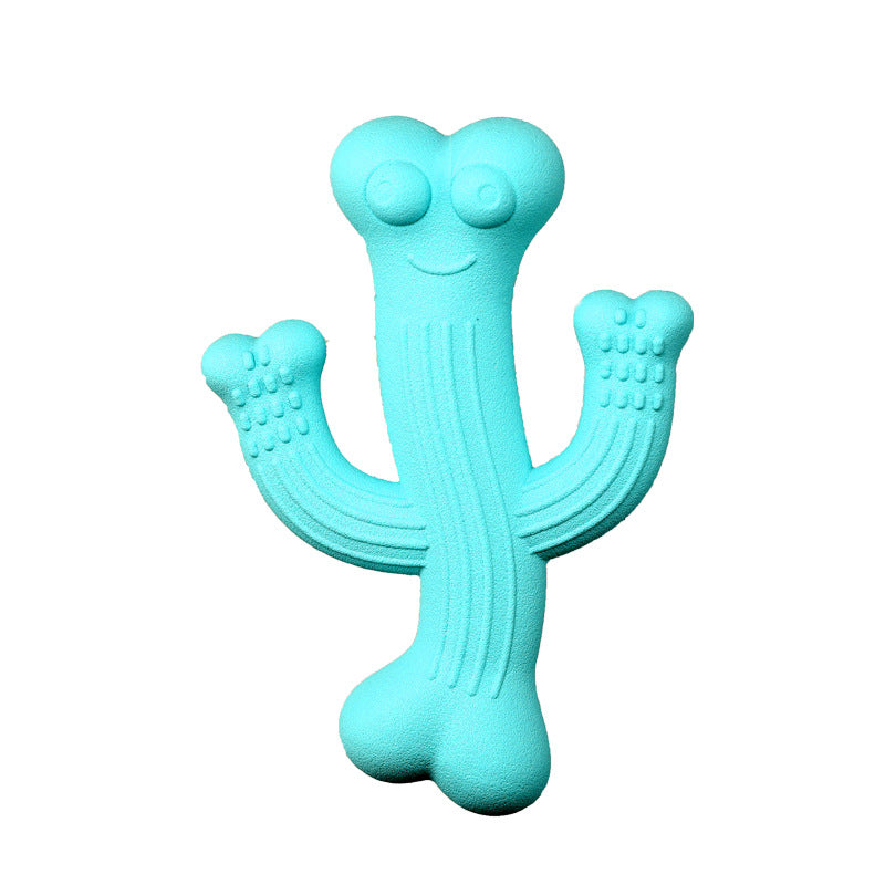 Everyday Pet Mart Dog Chewing Toy – Cactus Shape, Bamboo Fiber and Rubber