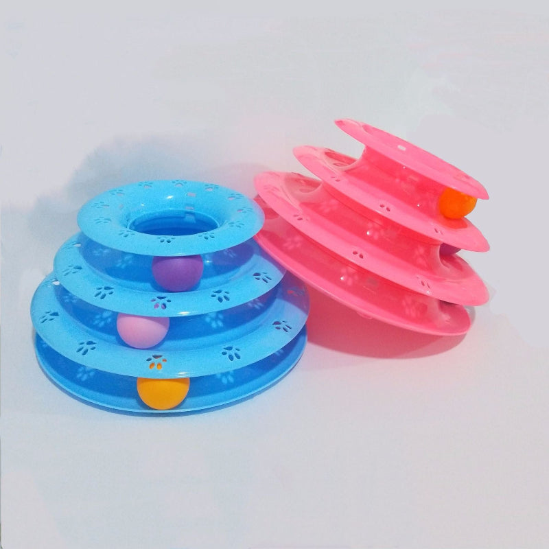 Interactive Cat Turntable Toy for Pets