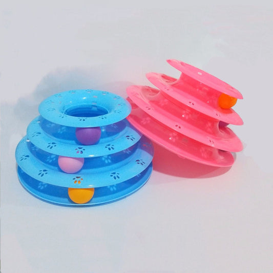 Interactive Cat Turntable Toy for Pets