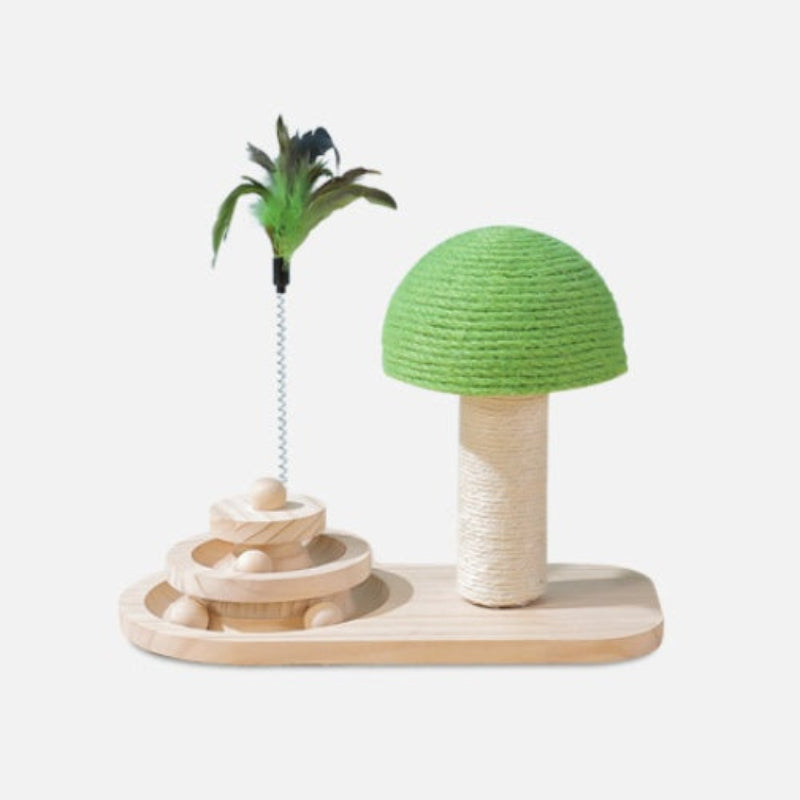 Multi-Level Cat Tree Tower with Scratching Posts