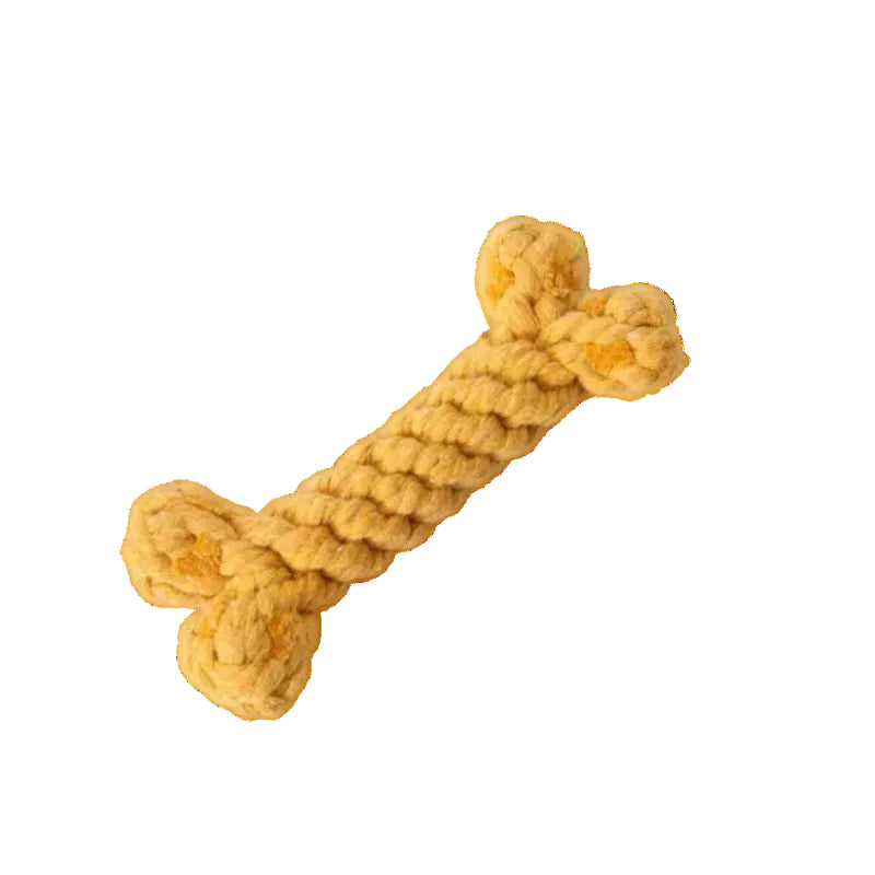 Pet Dental Chew Rope Toy in Bone Shape