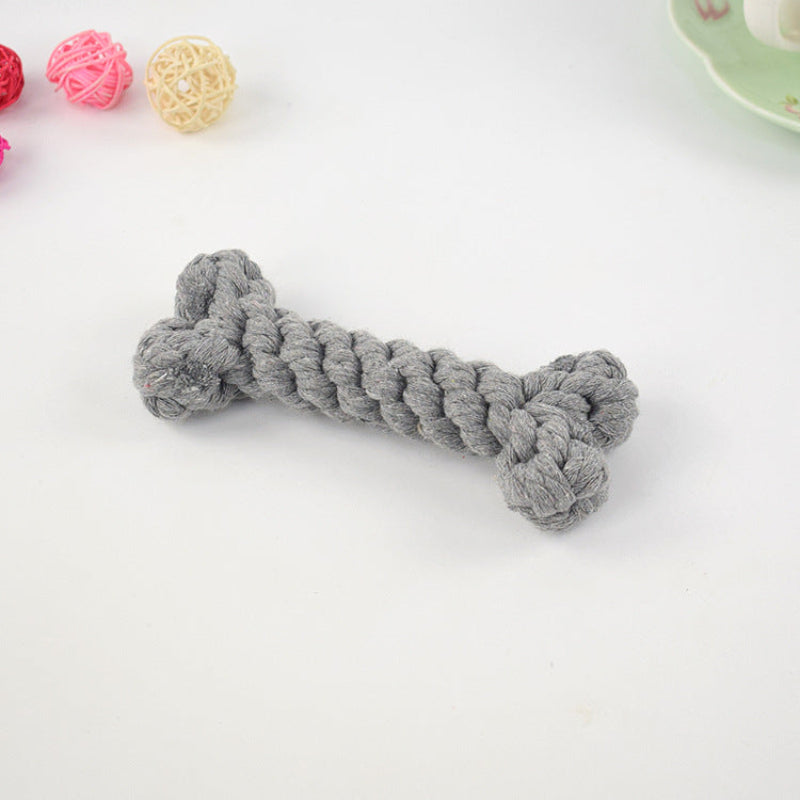 Soft Cotton Rope Bone Toy for Puppies